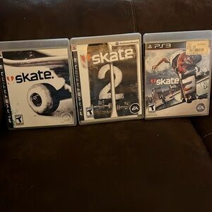 PlayStation 3 Games Skate, Skate 2 & Skate 3 Bundle